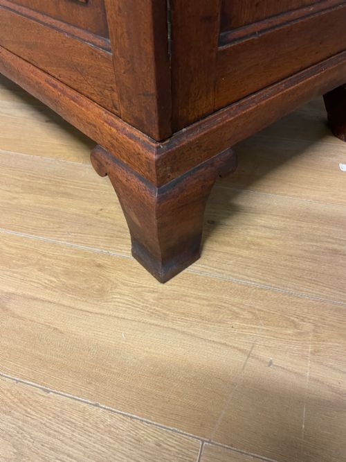 C19TH FLAME MAHOGANY CHANNEL ISLANDS WARDROBE - ADDITIONAL PHOTO 10