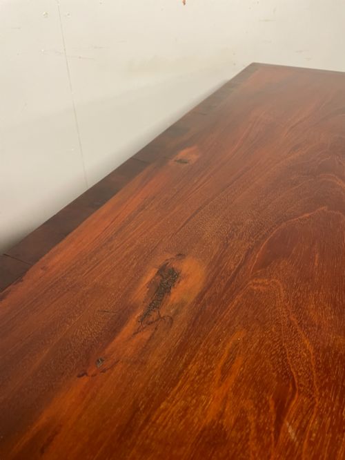 C19TH MAHOGANY FIVE HEIGHT BOW FRONT CHEST OF DRAWERS ORIGINAL CONDITION - ADDITIONAL PHOTO 11