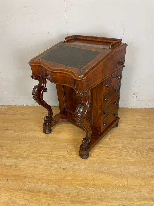 Superb Quality Walnut Davenport Desk Circa 1880