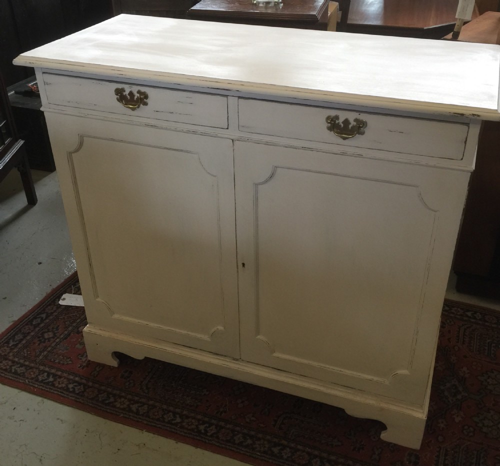 Victorian painted country house cupboard