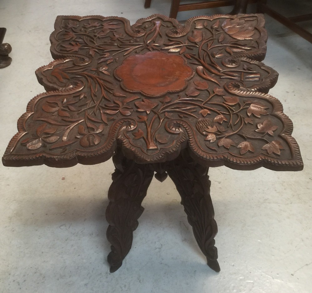 Anglo Indian Edwardian occasional table 