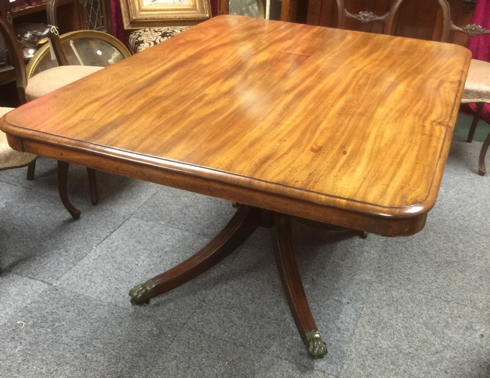 Regency mahogany breakfast table 