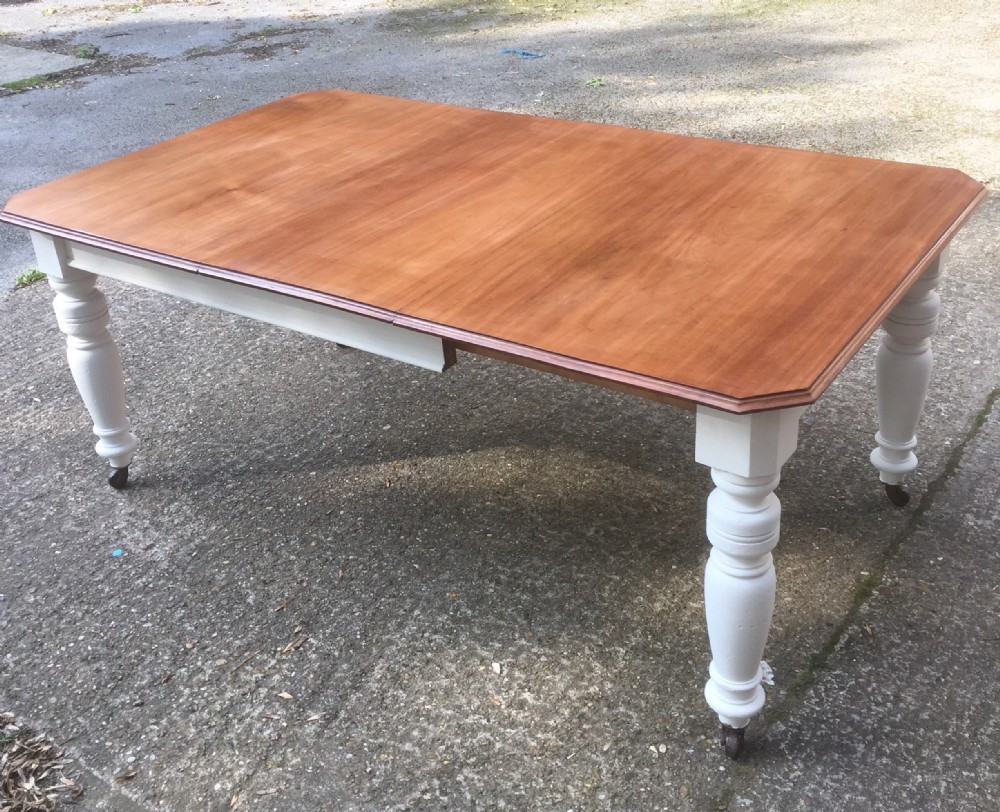 Victorian extending table eight seater 