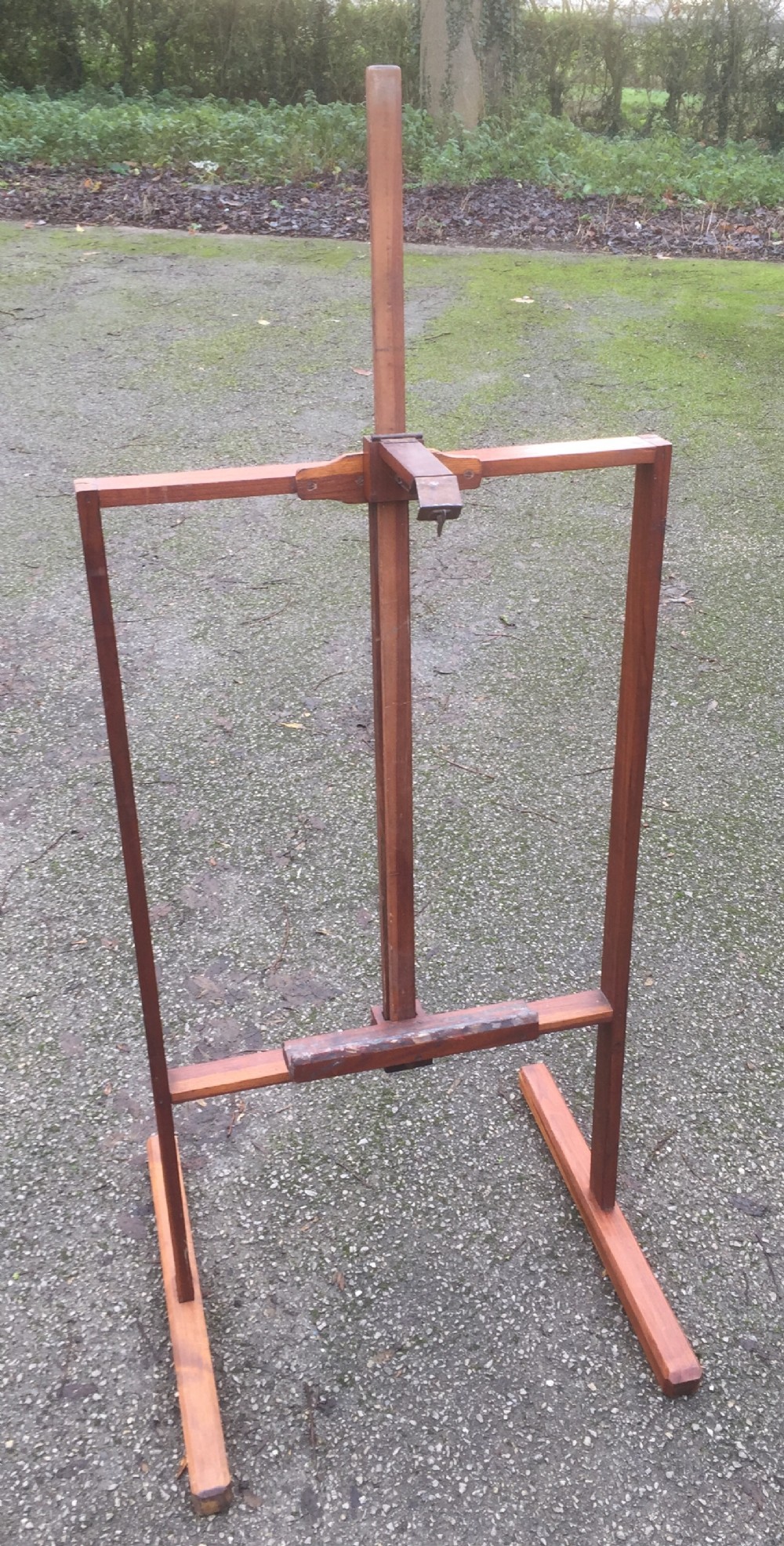 Edwardian adjustable artists easel original condition