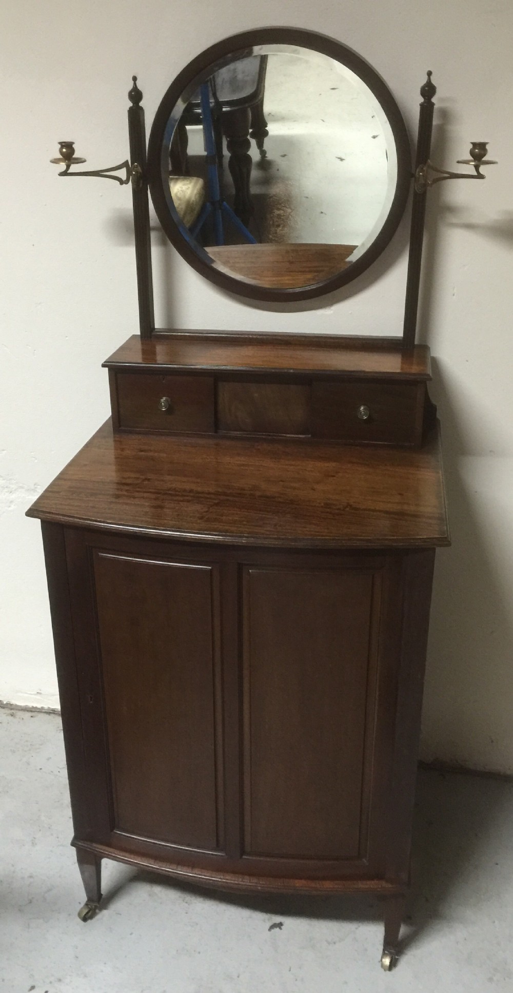 Victorian mahogany dressing chest by Maple and Co