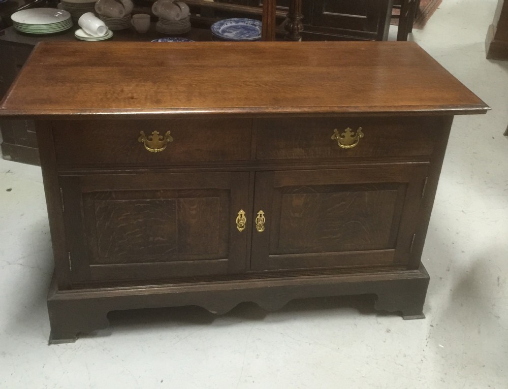 Antique arts and crafts oak dresser base circa 1900