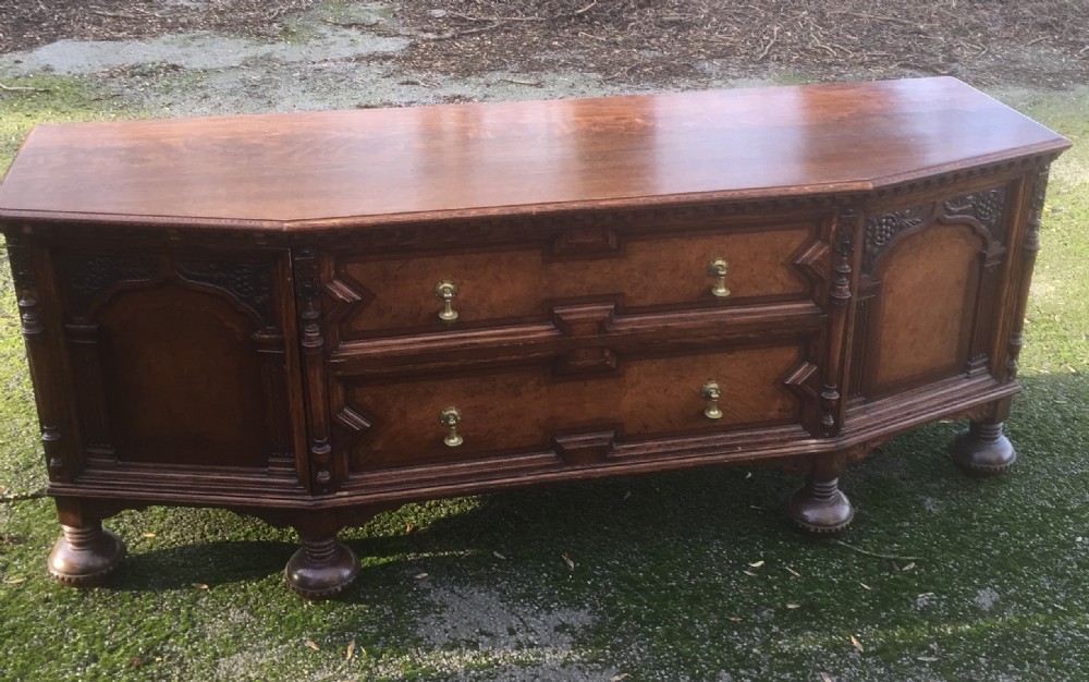 Antique golden oak Waring and Gillows sideboard
