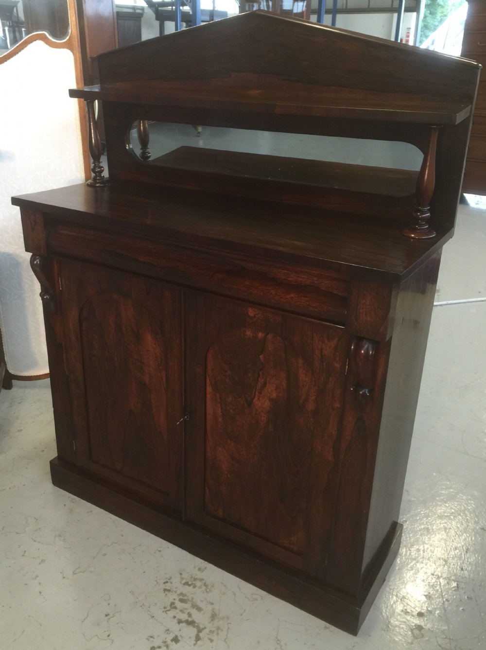 Antique late Regency rosewood Chiffonier