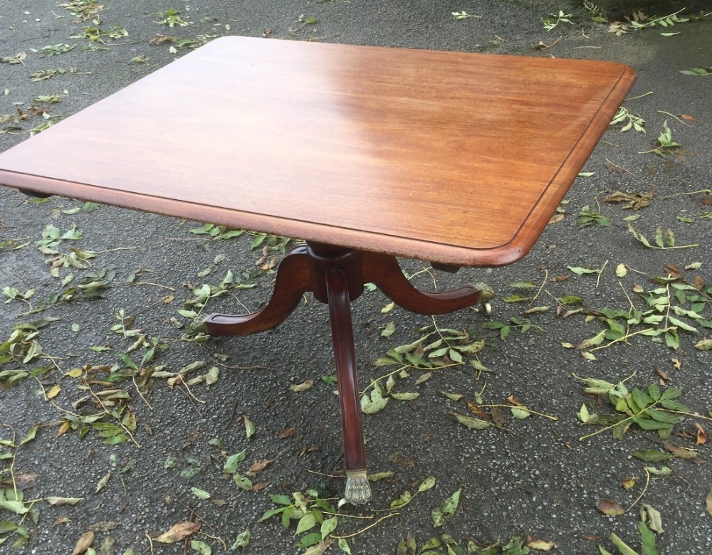 Regency mahogany tripod breakfast table circa 1830 