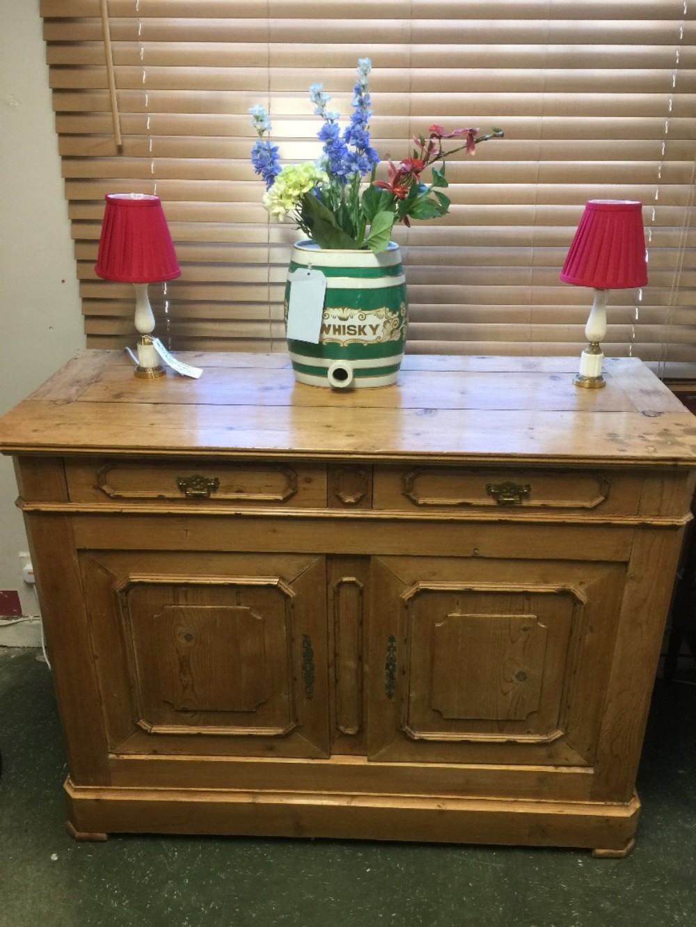 Victorian pine Cupboard in original condition 