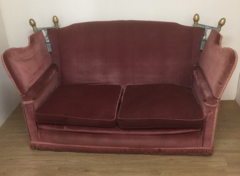 Victorian country house Knole sofa for reupholstery