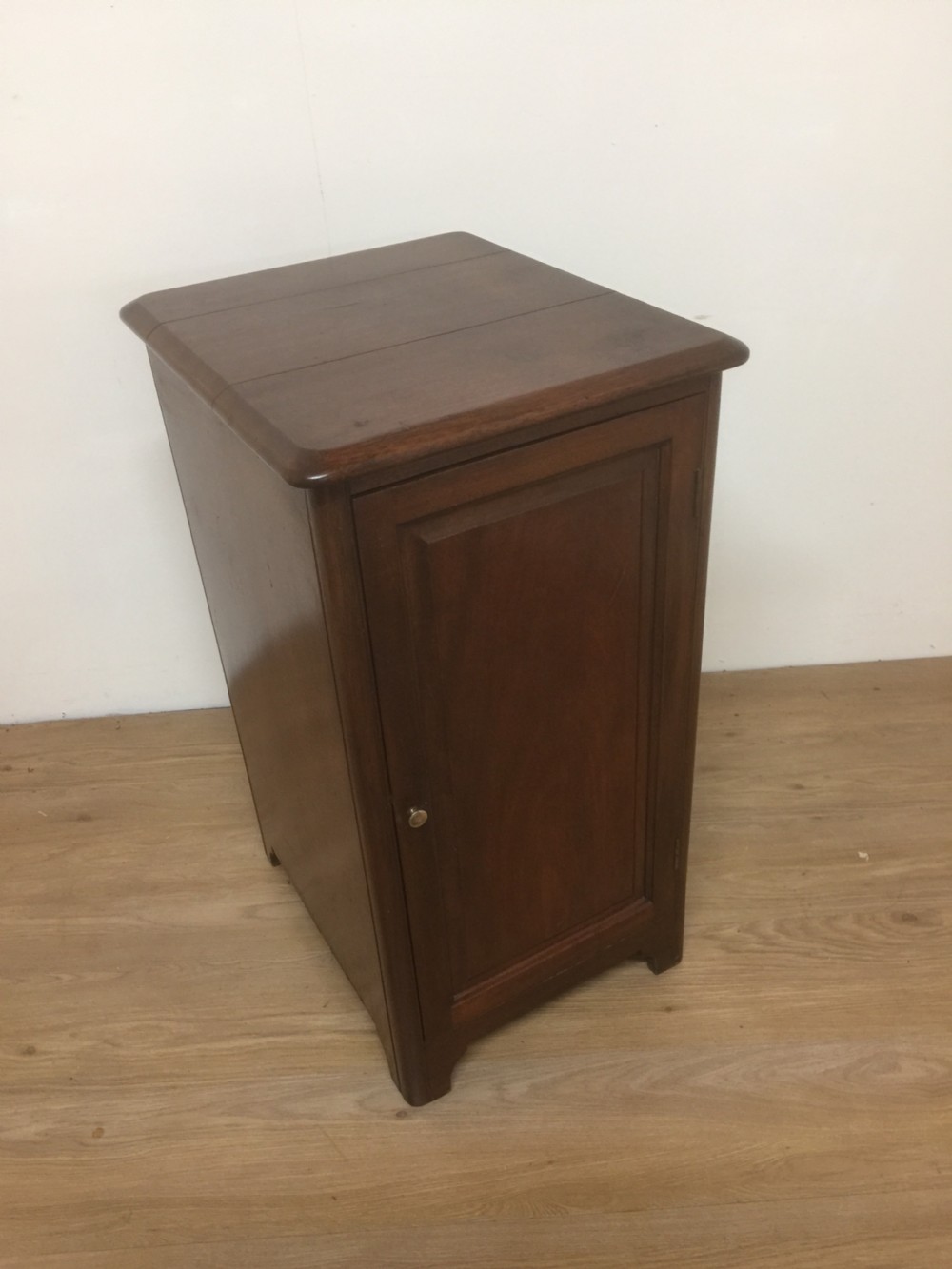 Edwardian solid mahogany record cabinet View IV