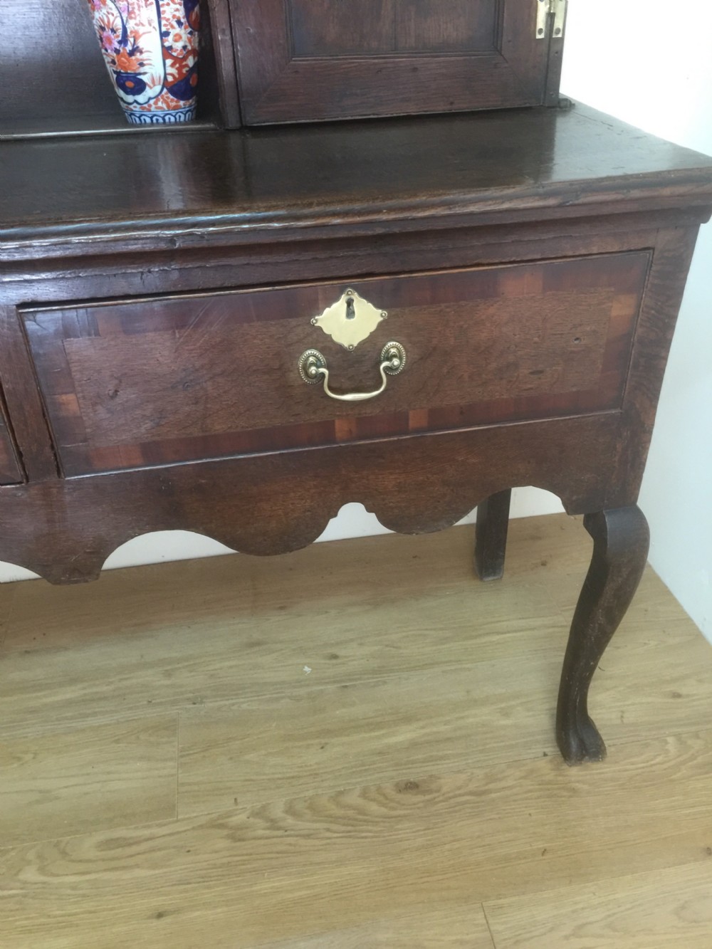Eighteenth century oak dresser  Wonderful patina  View II