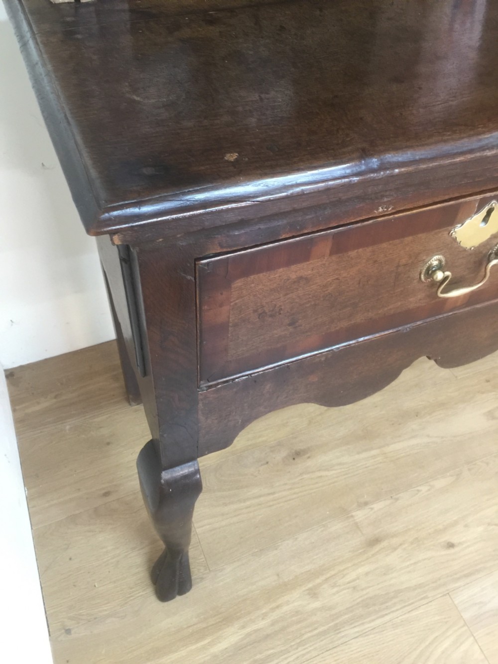 Eighteenth century oak dresser  Wonderful patina  View XVI