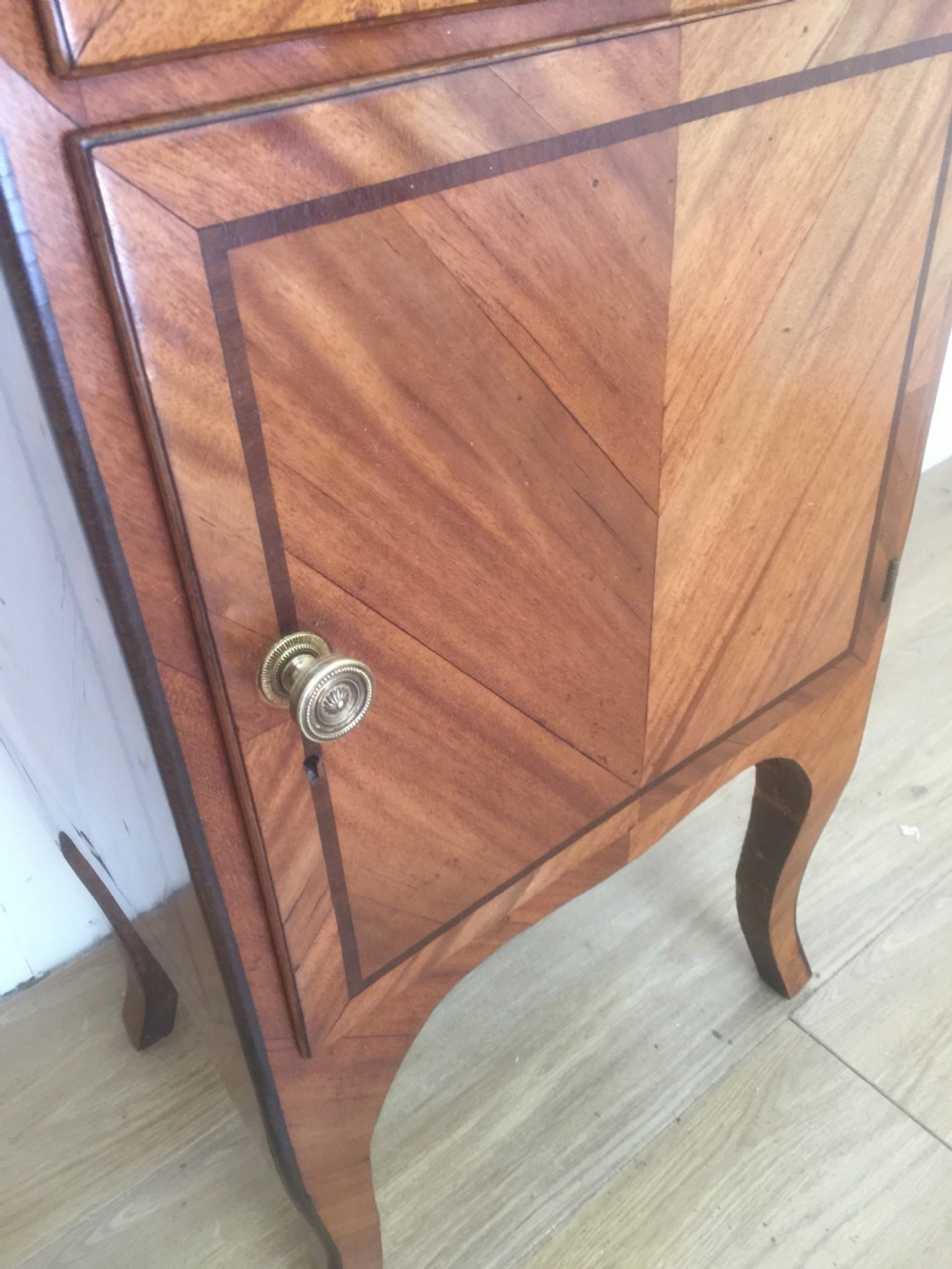 Nineteenth century King wood French side cabinet.  View VI