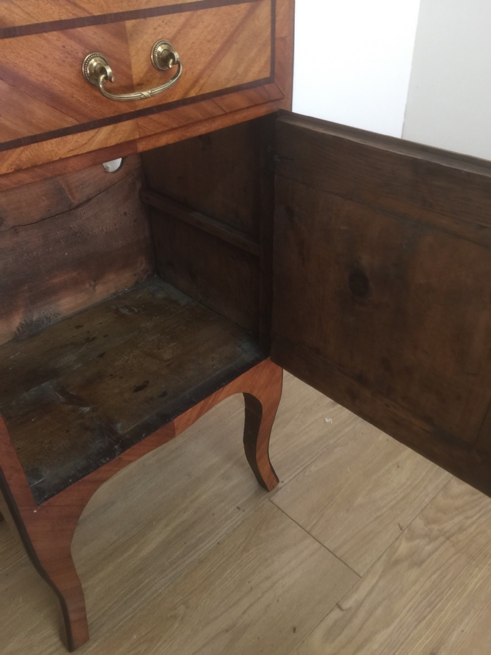 Nineteenth century King wood French side cabinet.  View VII