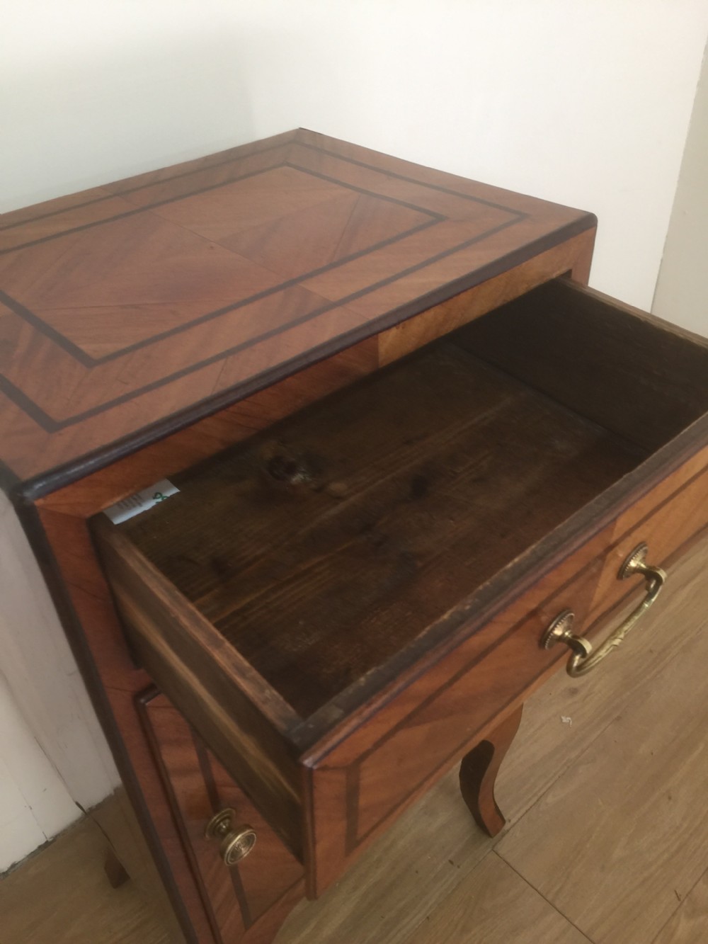 Nineteenth century King wood French side cabinet.  View VIII