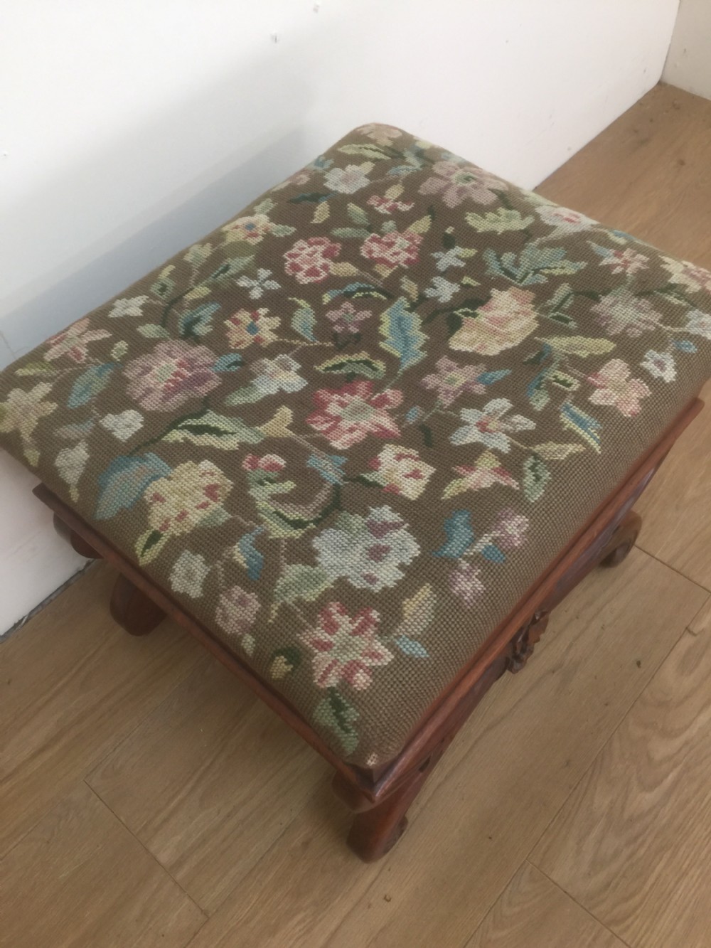 Nineteenth century Mahogany  x framed stool  View IV
