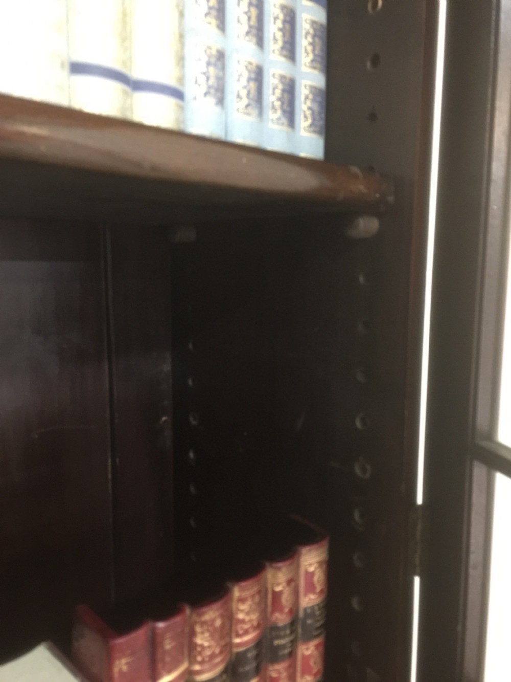 Mahogany nineteenth century library bookcase  View VI