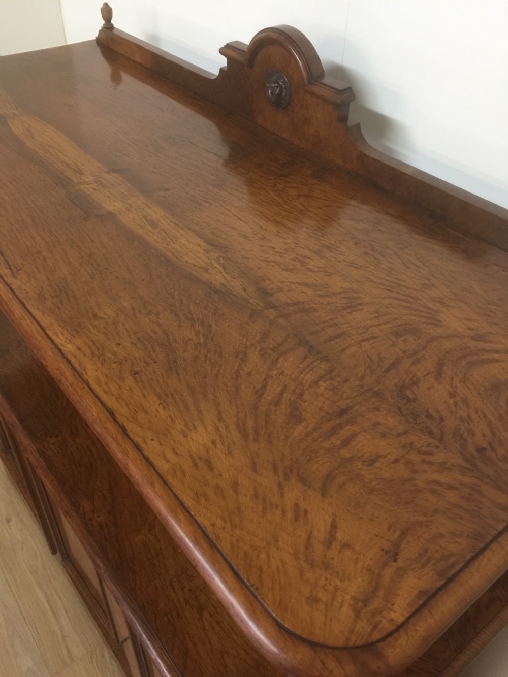 Victorian golden pollard oak two tier buffet View IV