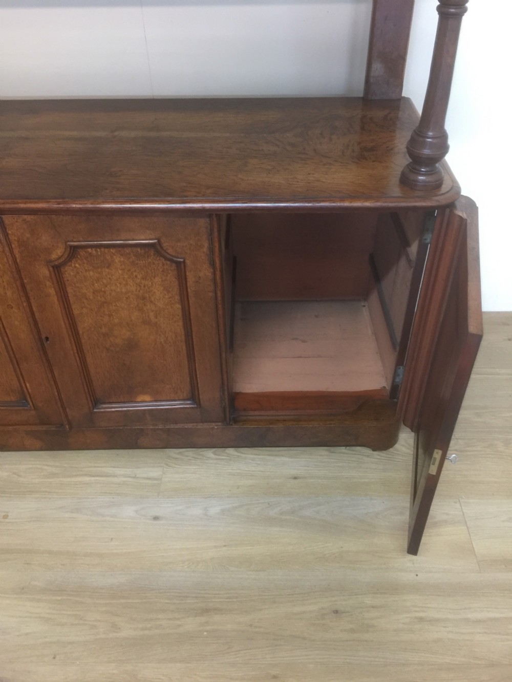 Victorian golden pollard oak two tier buffet View VIII