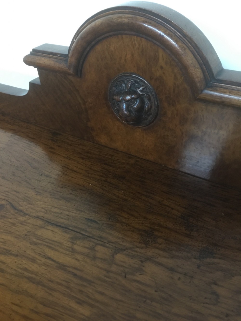 Victorian golden pollard oak two tier buffet View XII