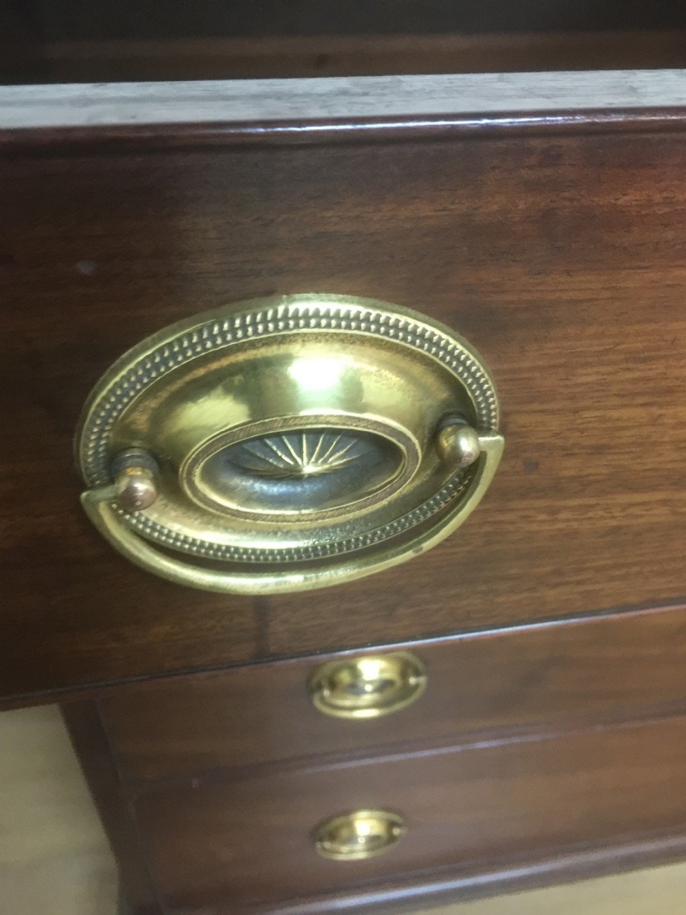 Georgian Mahogany chest of drawers circa 1780  View XI