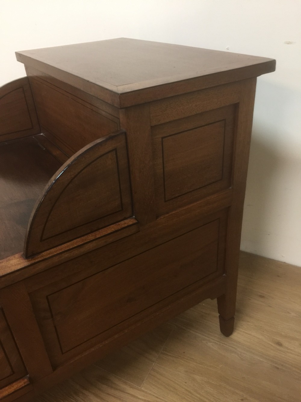 Late Georgian Mahogany library steps  View II