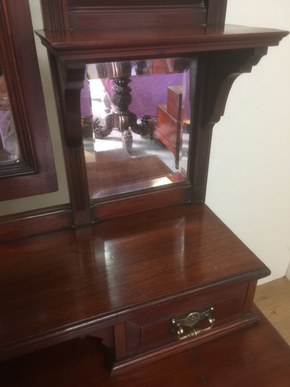 Victorian Mahogany dressing chest  View IV