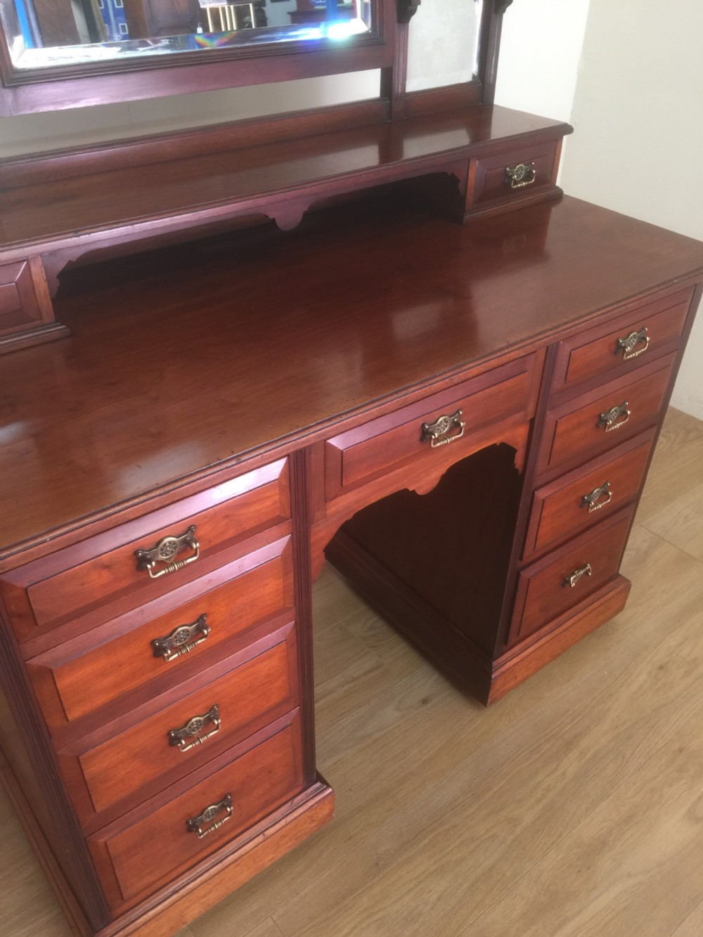 Victorian Mahogany dressing chest  View XII