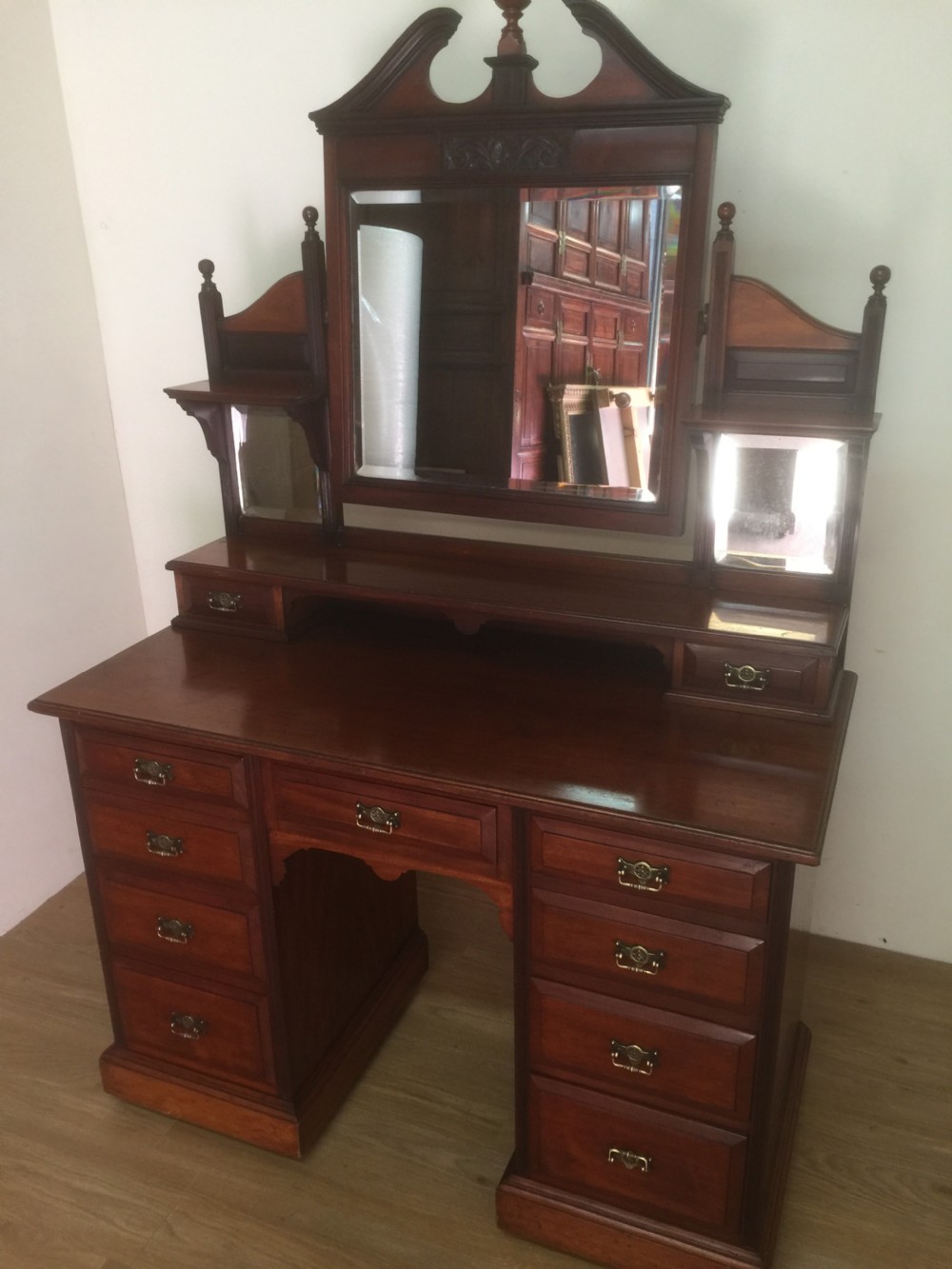 Victorian Mahogany dressing chest  View XIII