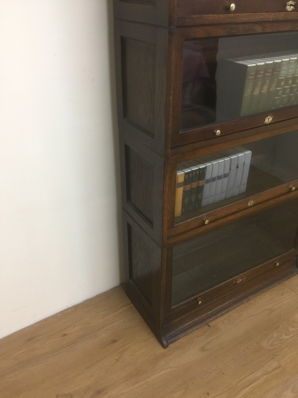Oak stacking Barristers Lebus bookcase  View VIII