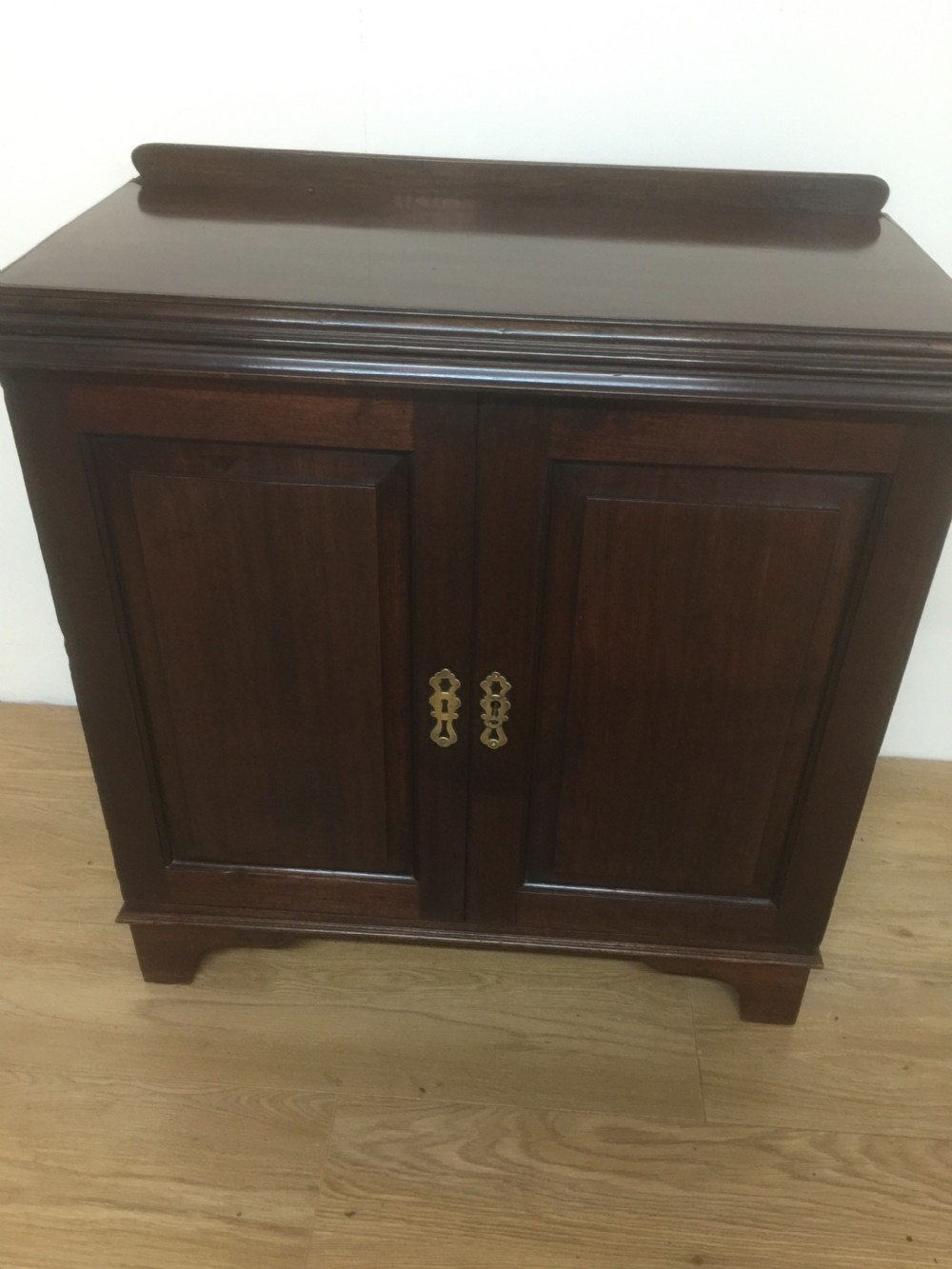 Small nineteenth century mahogany campaign  folio cupboard View X