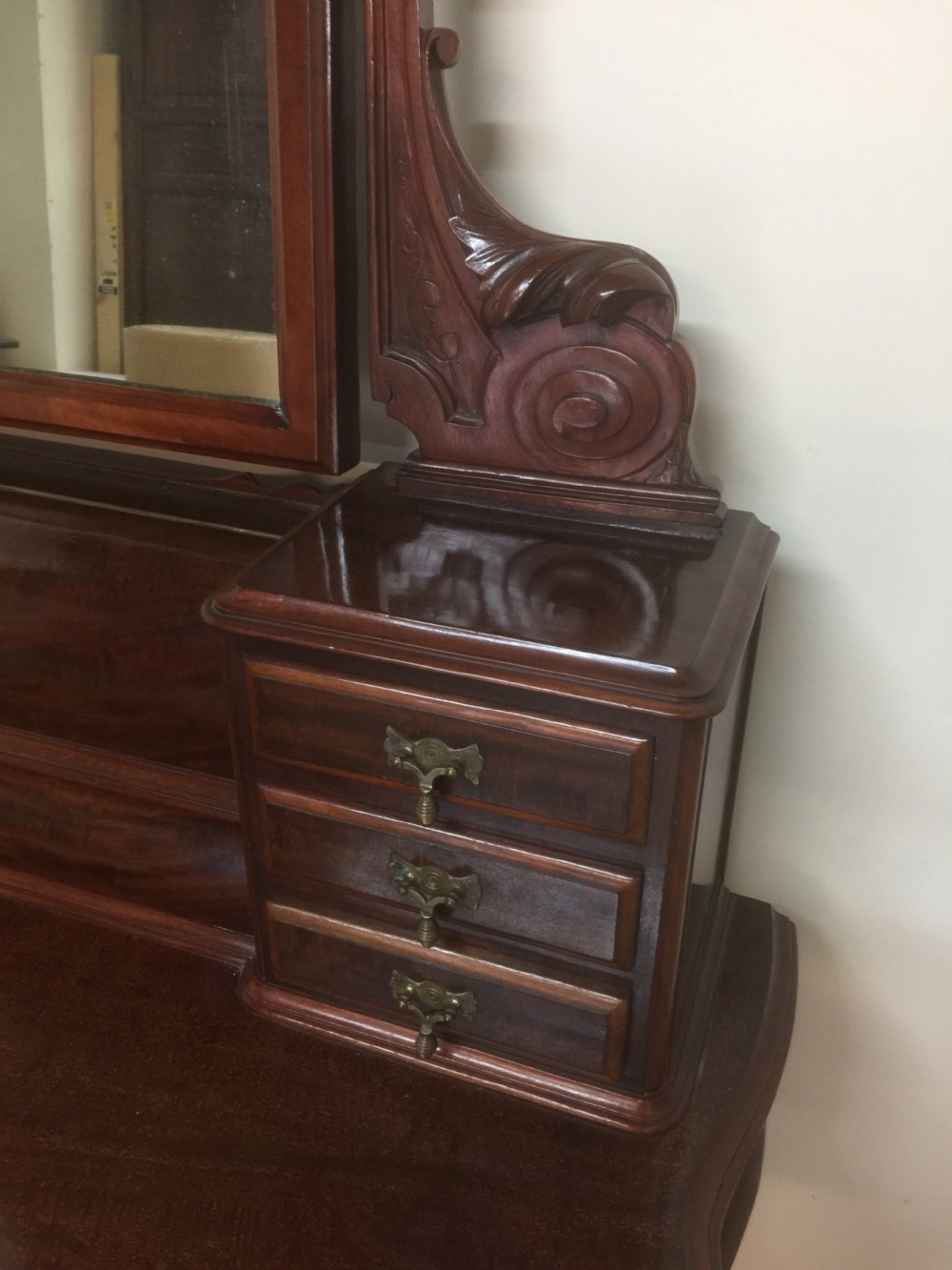 Victorian mahogany duchesse dressing table View III