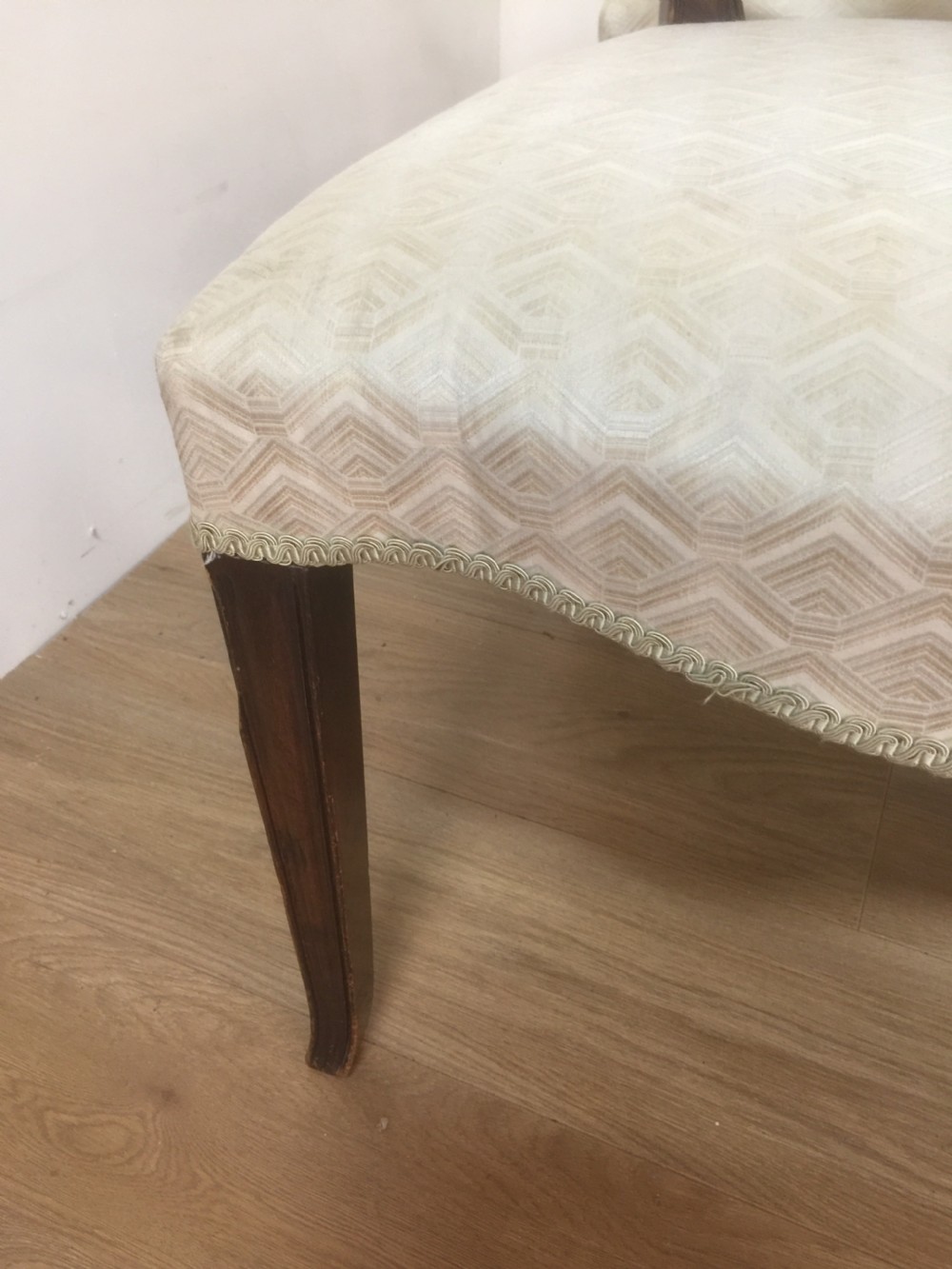 Six Sheraton Style Mahogany dining chairs  View VI
