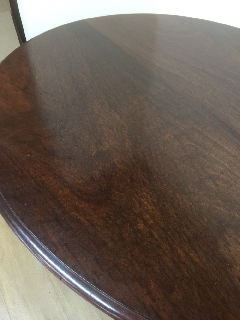 Nineteenth century Mahogany six Seater dining table  View III