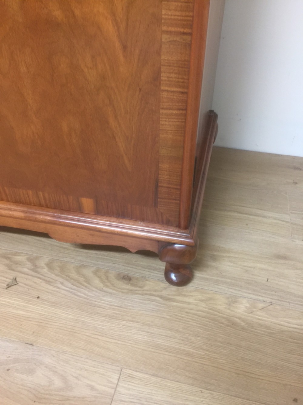 Art Deco three door burr walnut wardrobe  View IV