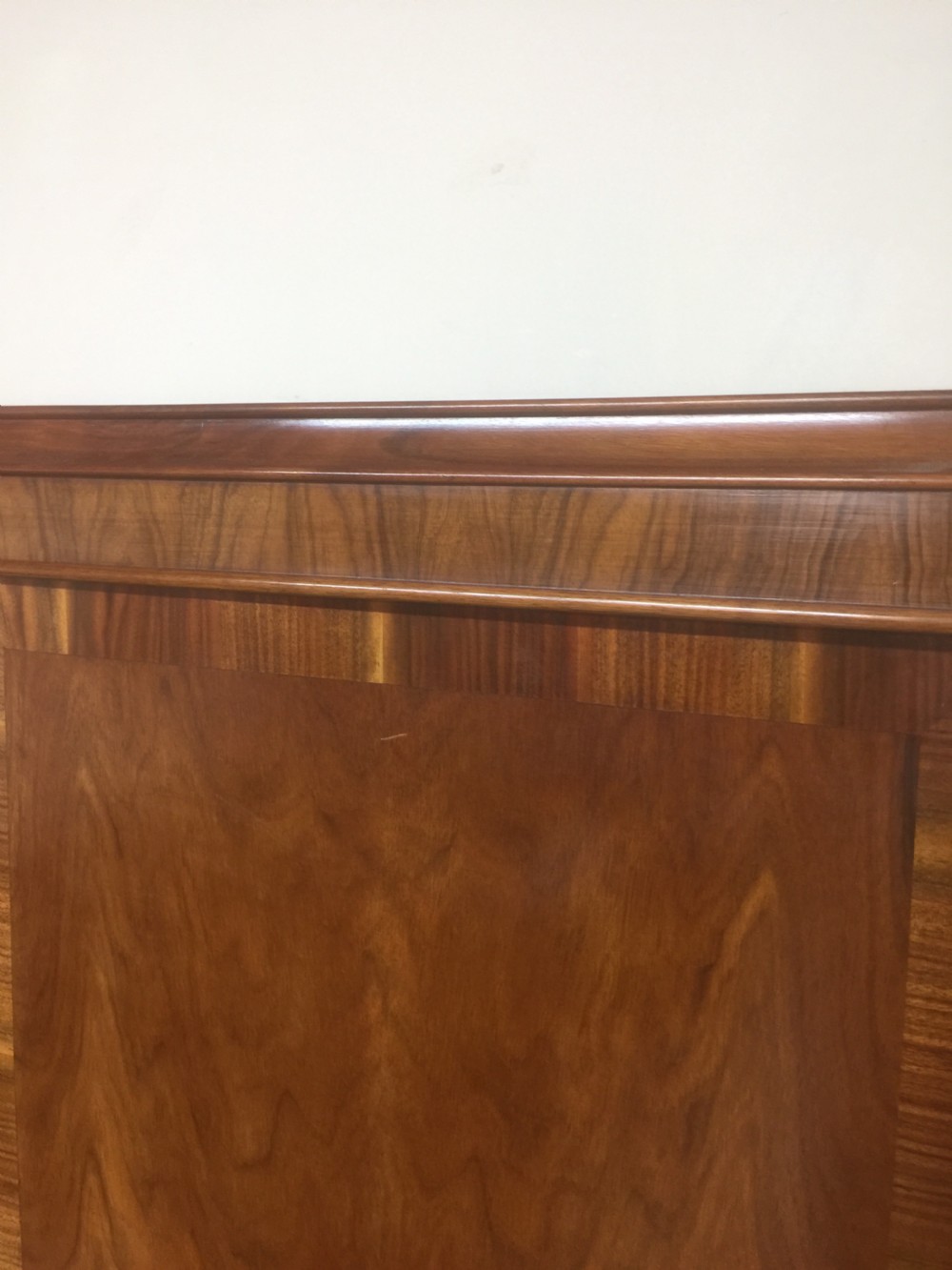 Art Deco three door burr walnut wardrobe  View V