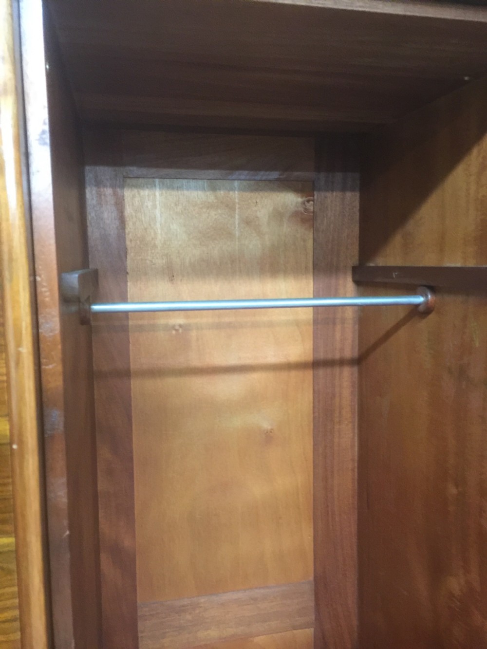 Art Deco three door burr walnut wardrobe  View X