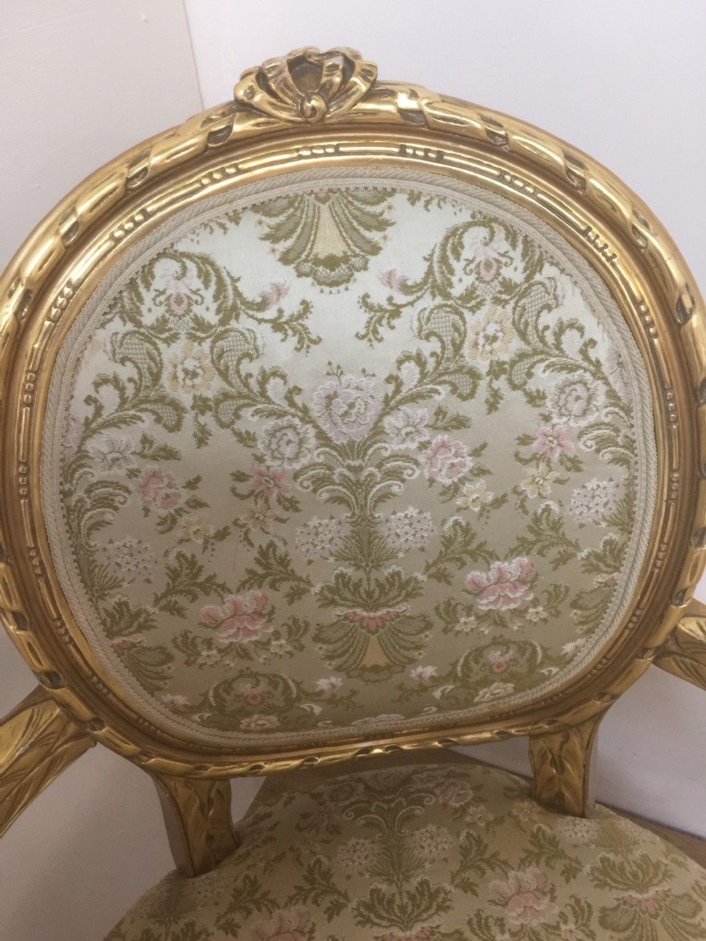 French gilded armchair.  View VIII