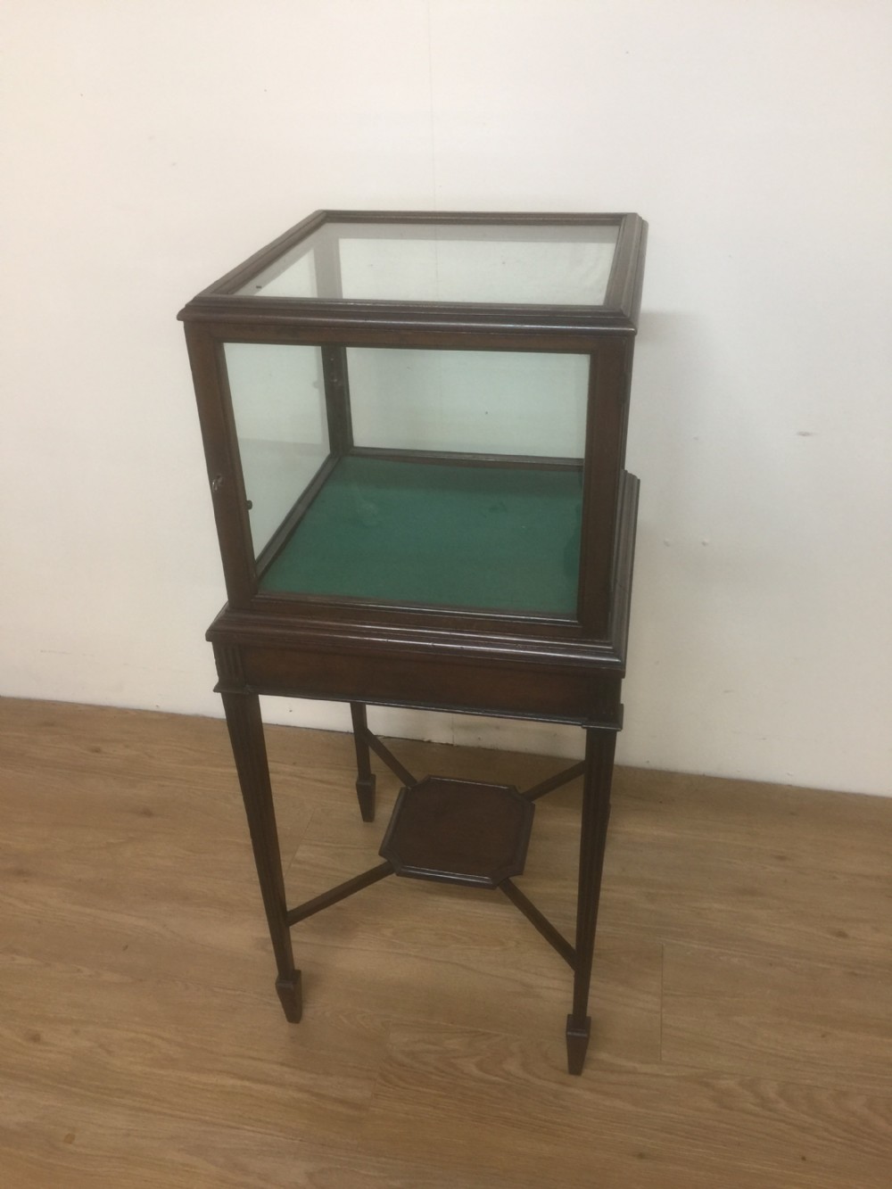 Victorian Mahogany lockable bijouterie Cabinet 