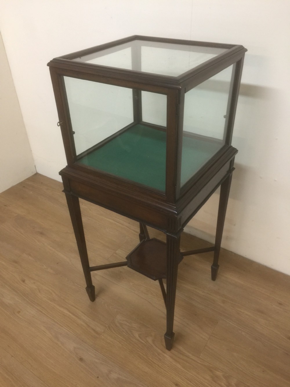 Victorian Mahogany lockable bijouterie Cabinet  View II