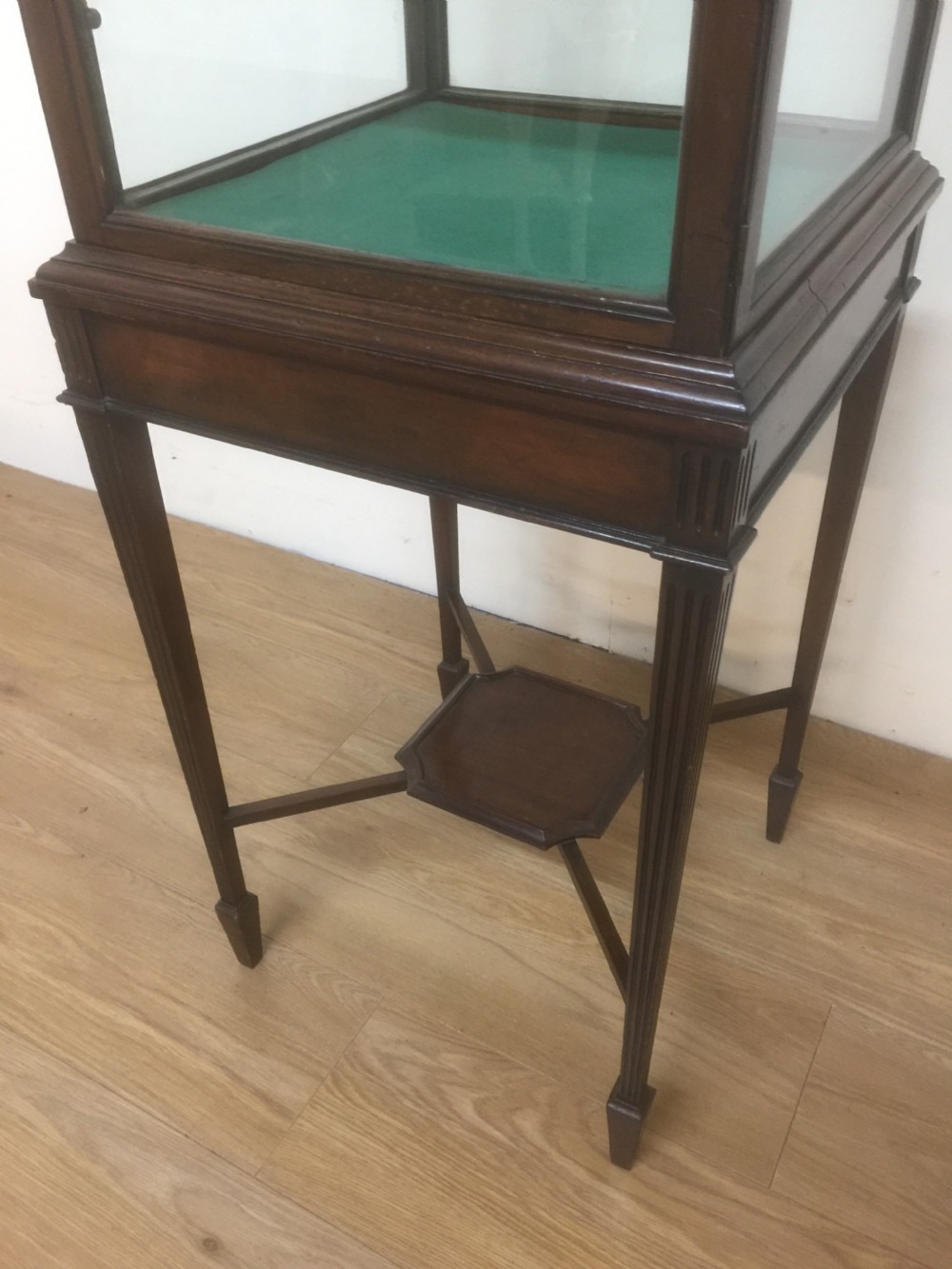 Victorian Mahogany lockable bijouterie Cabinet  View IV