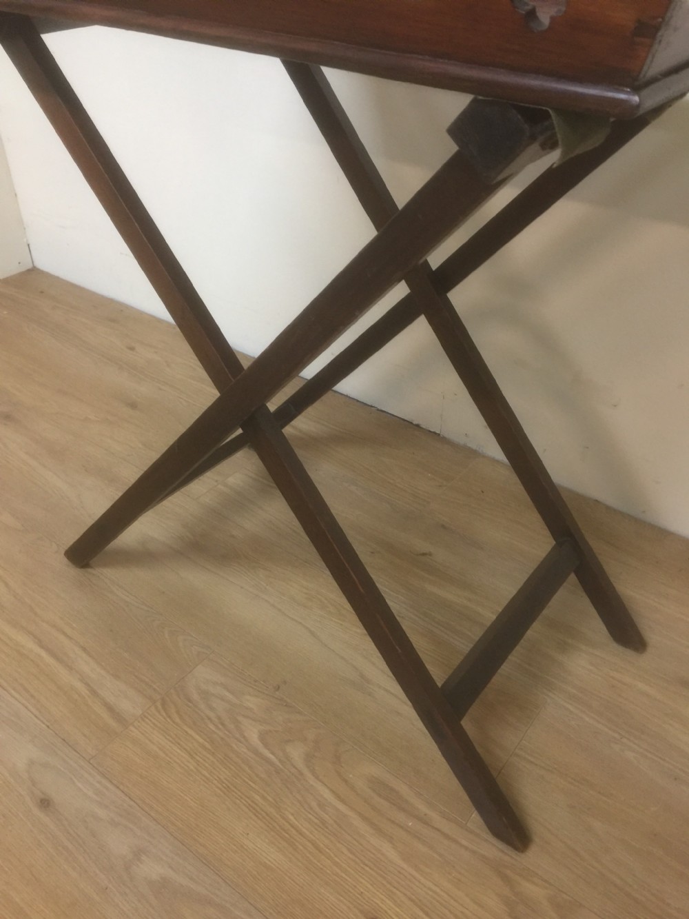 Georgian Mahogany Butler’s tray on stand  View II