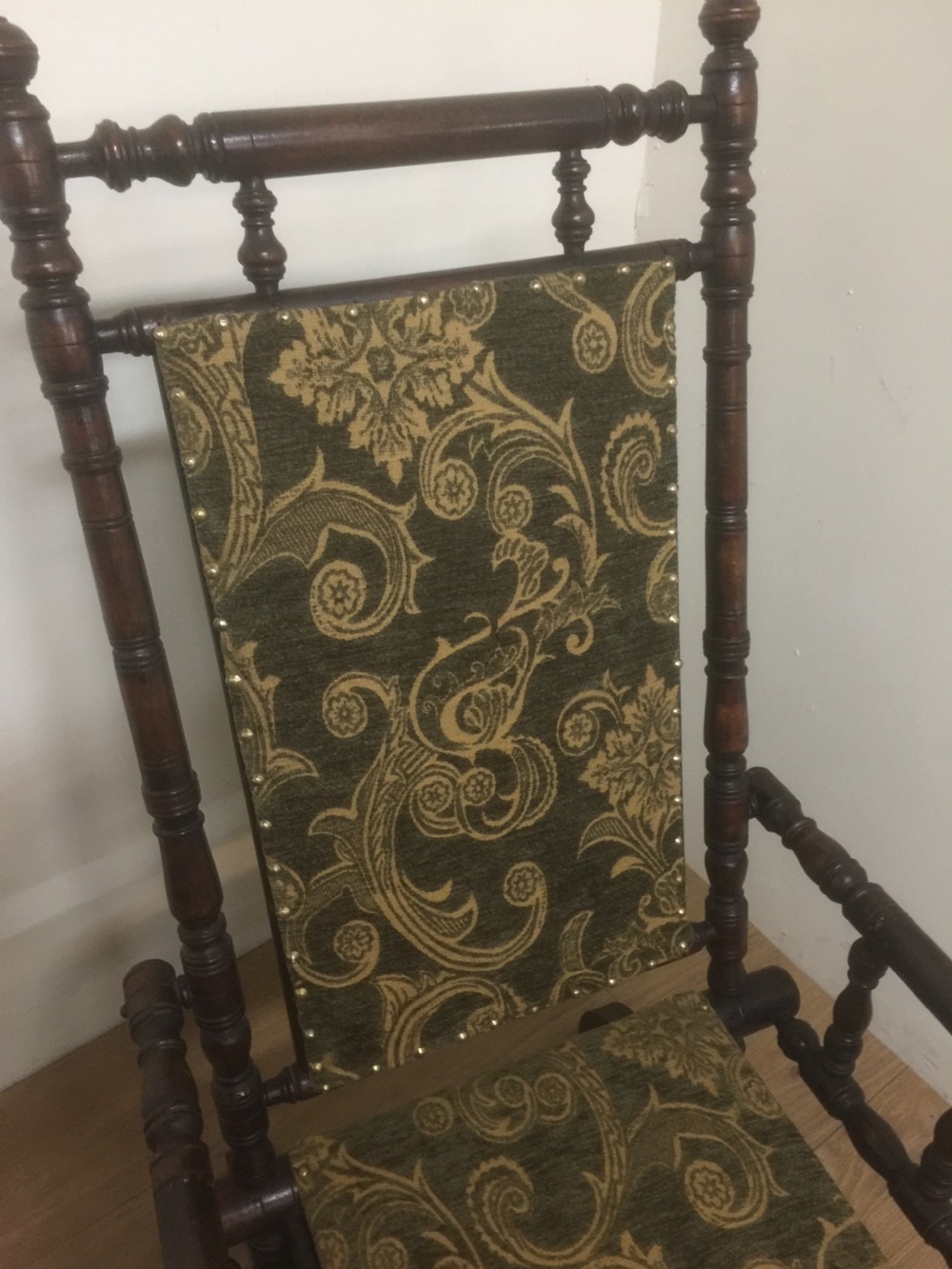 Nineteenth century American rocking chair View II