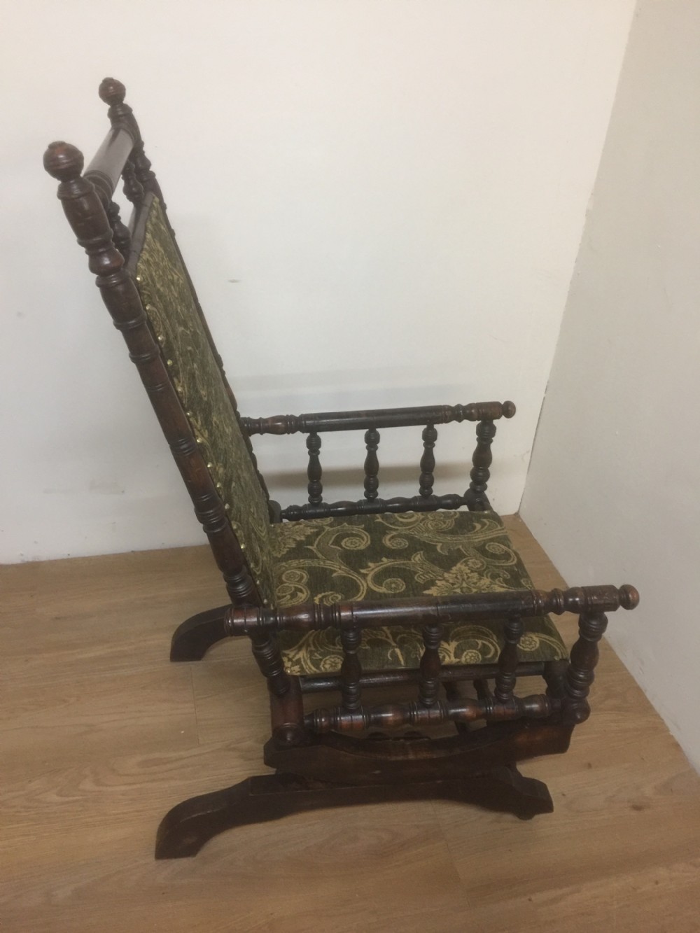 Nineteenth century American rocking chair View V