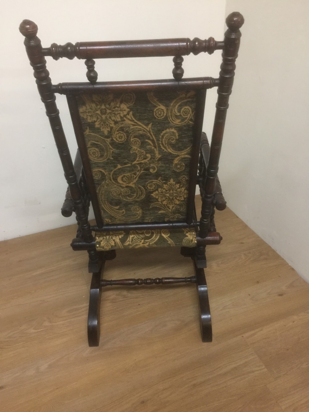 Nineteenth century American rocking chair View VI