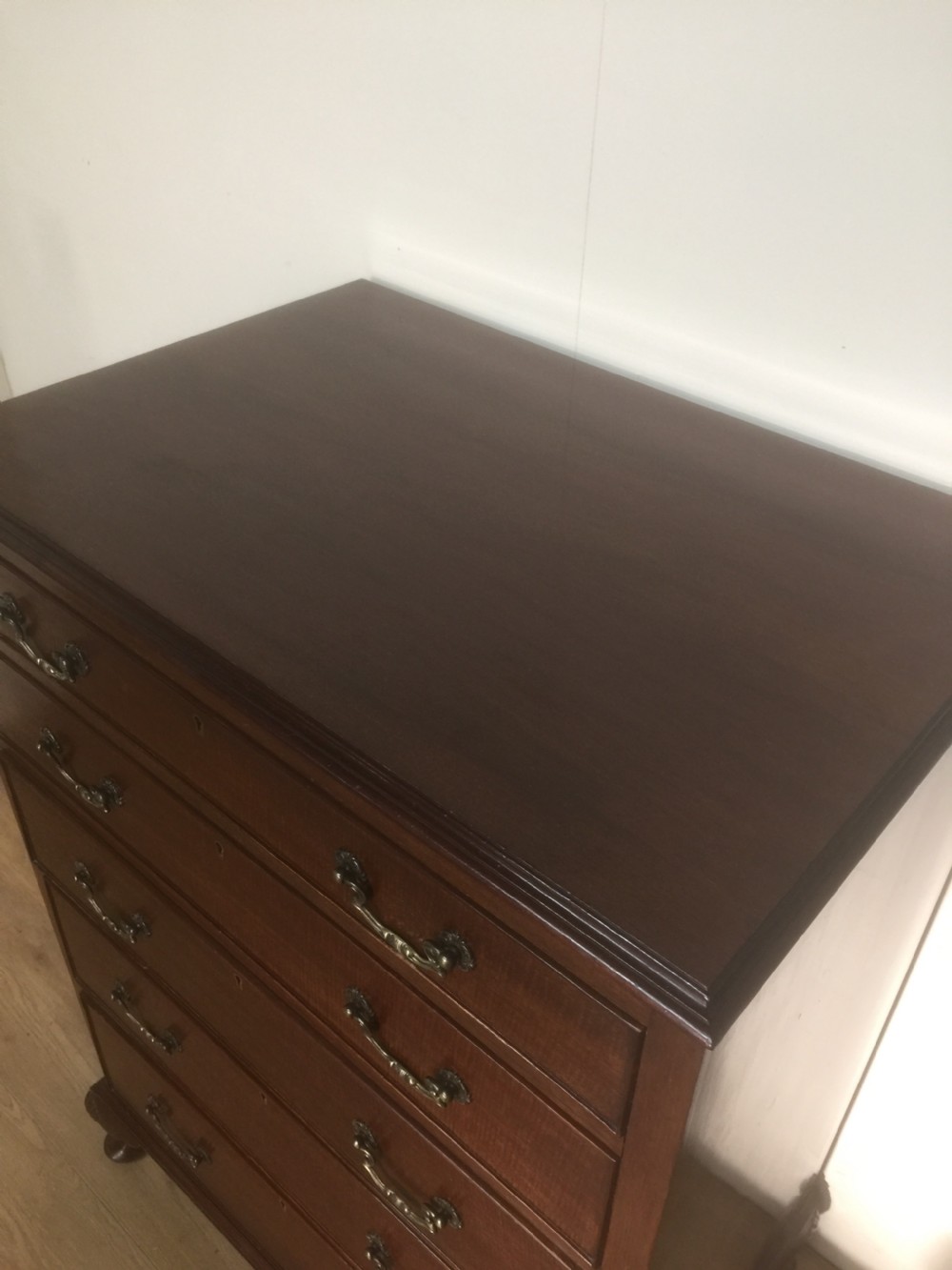Five height Mahogany chest of drawers circa 1920 View X