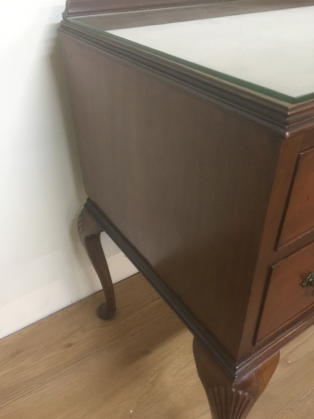Mahogany  Queen Anne style  dressing table. Circa 1920 View VI