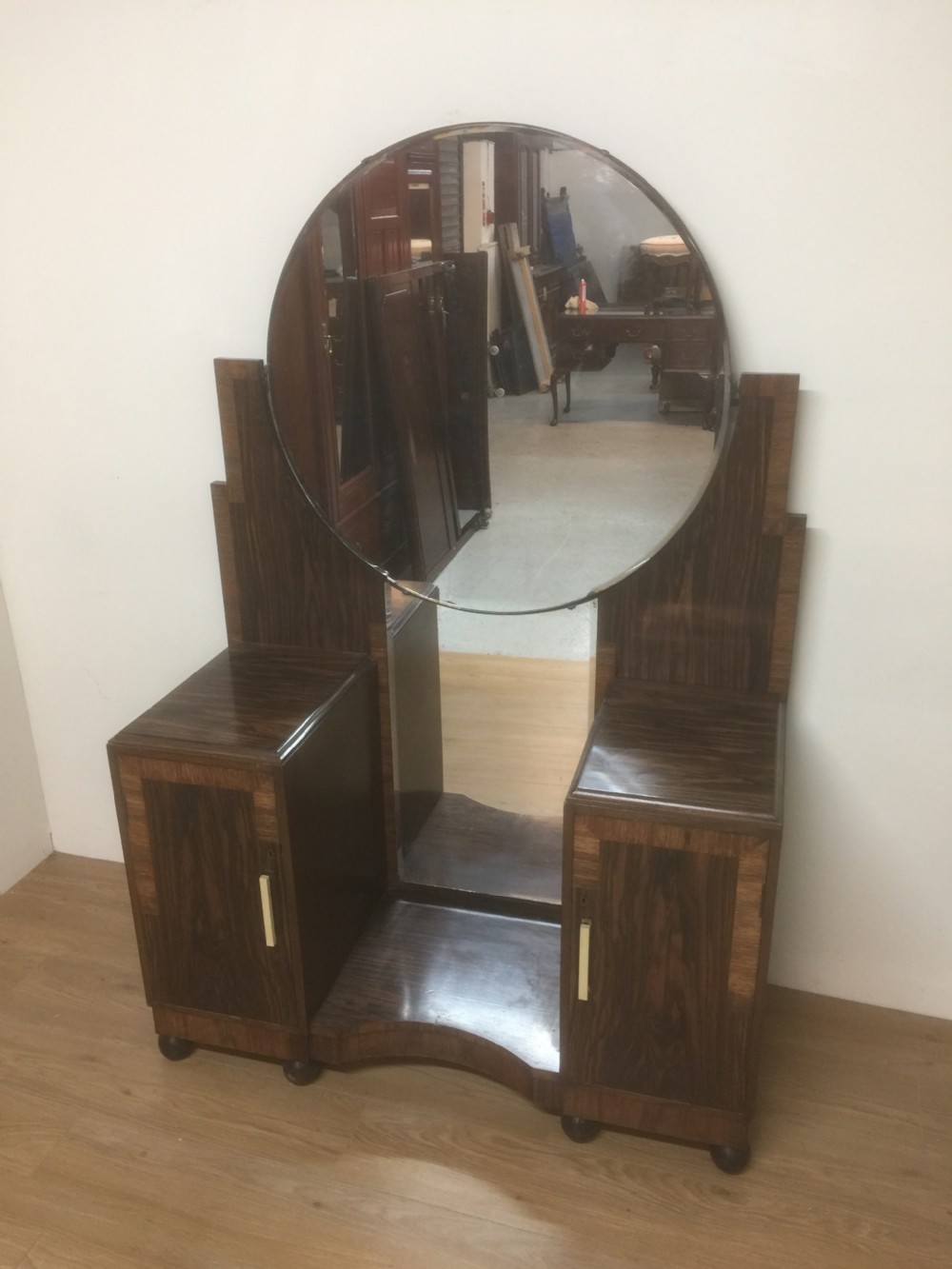 Art Deco rosewood dressing table